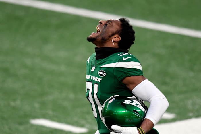 Former Jets CB Bless Austin yelling